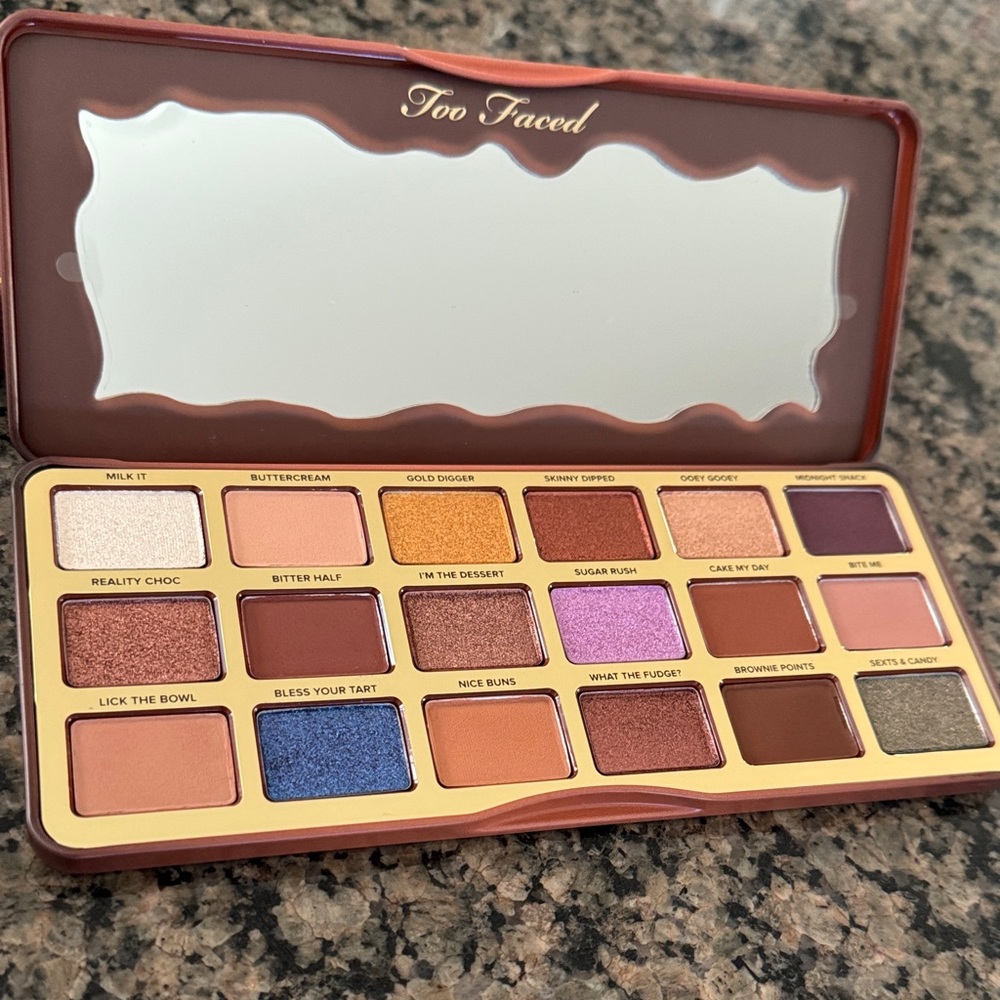 Too Faced Eyeshadow Palette - Golden Glow and Bold Blue
